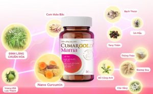 CumarGold Mama chứa nhiều thành phần có lợi cho mẹ bỉm