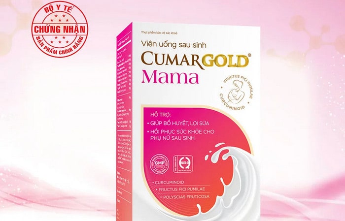 CumarGold Mama - Viên uống lợi sữa tốt cho mẹ sau sinh